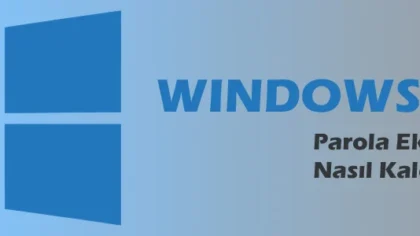 Windows 10 Giriş Şifresi Kaldırma